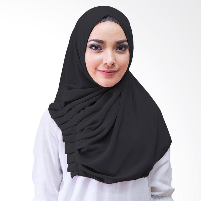 Milyarda Hijab Aliqa Kerudung Instan - Hitam
