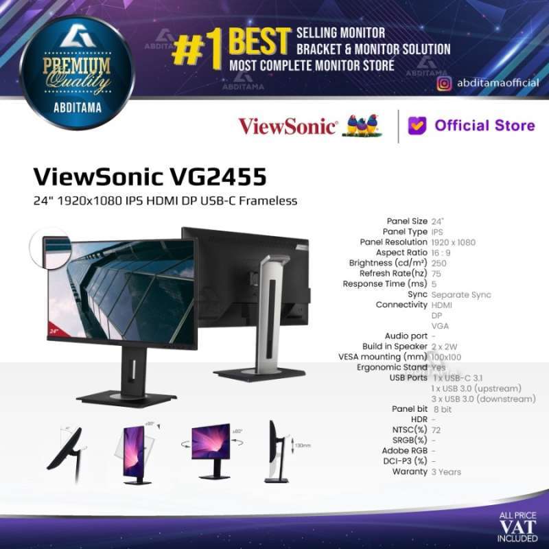 1080p/ HDMI/ DisplayPort/ VGA 