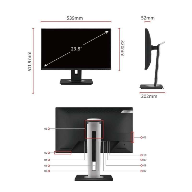 1080p/ HDMI/ DisplayPort/ VGA 