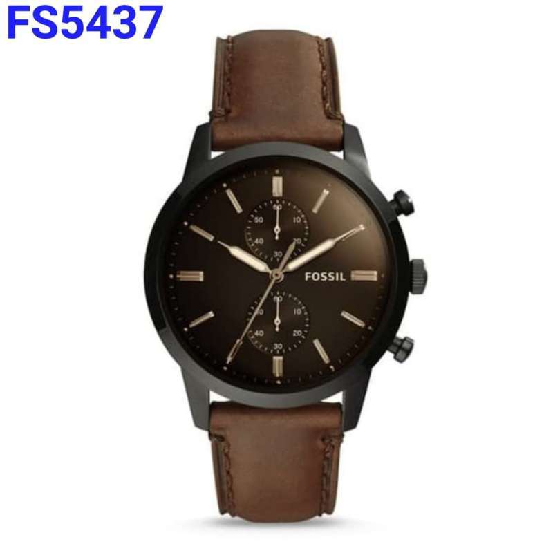 Promo Jam Tangan Pria Cowok Fossil Fosil Fs5437 Fs 5437 Townsman Chronograph Brown Leather Watch Tali Kulit Coklat Original Diskon 63 Di Seller Anwa Watch Banyu Urip Kota Surabaya Blibli