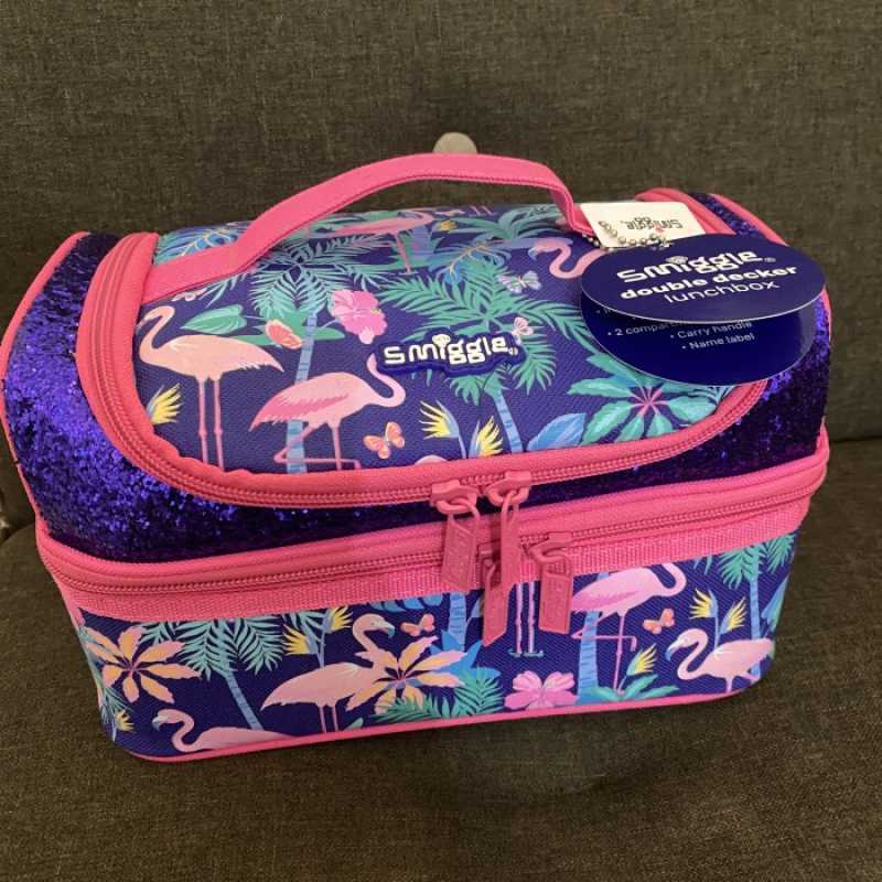 Jual Smiggle Lunch Box Bag Flower Pink 