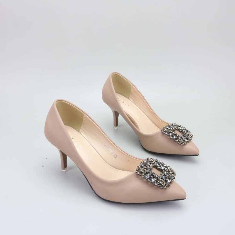 Promo [ 5 Warna ] Crystal Heels by 