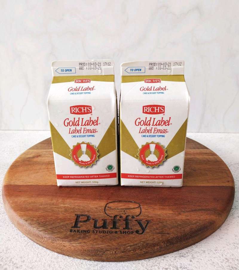 Jual Richs Whipping cream Gold Label 500gr di Seller Puffy ...