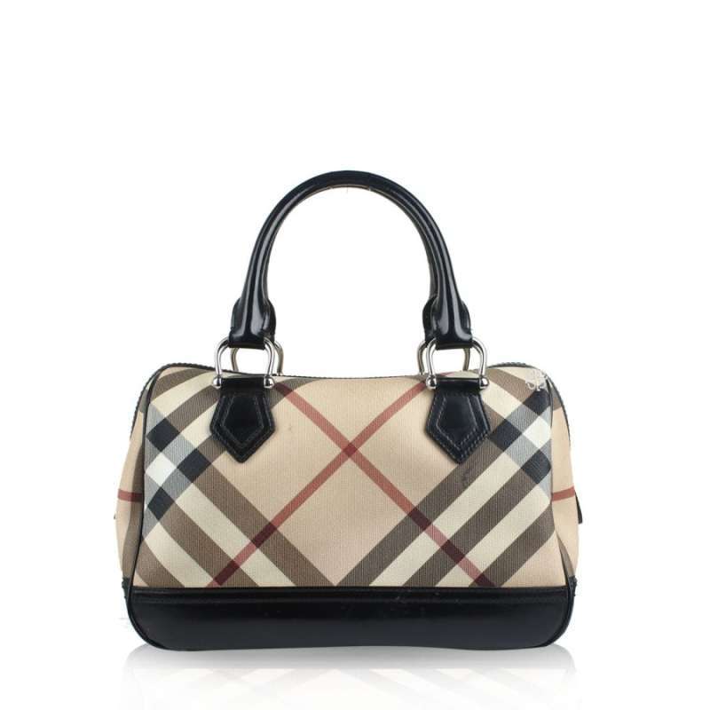 Burberry nova check bowling bag sale