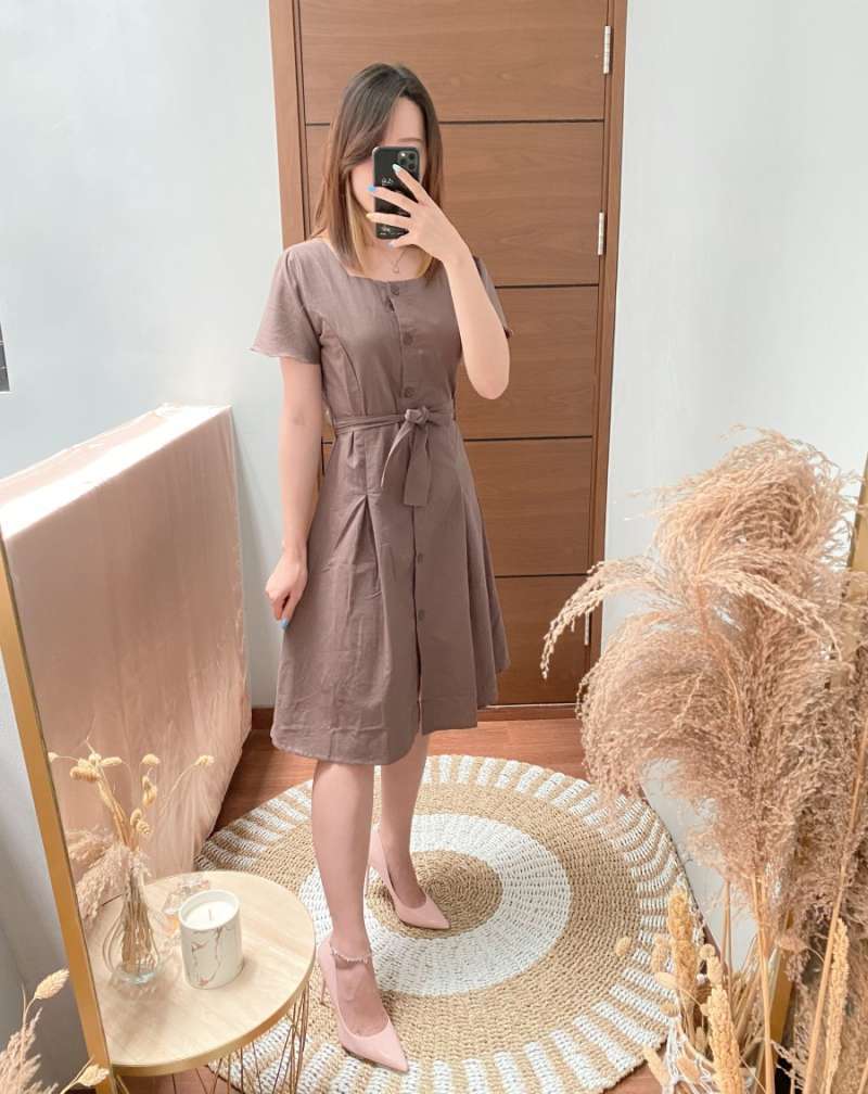Promo KIM FLORAL BUTTON DRESS | FASHION 