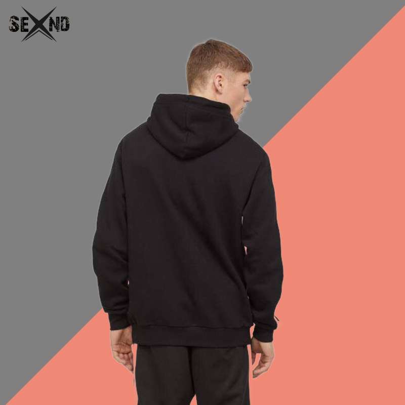 Hoodie hitam polos best sale h&m