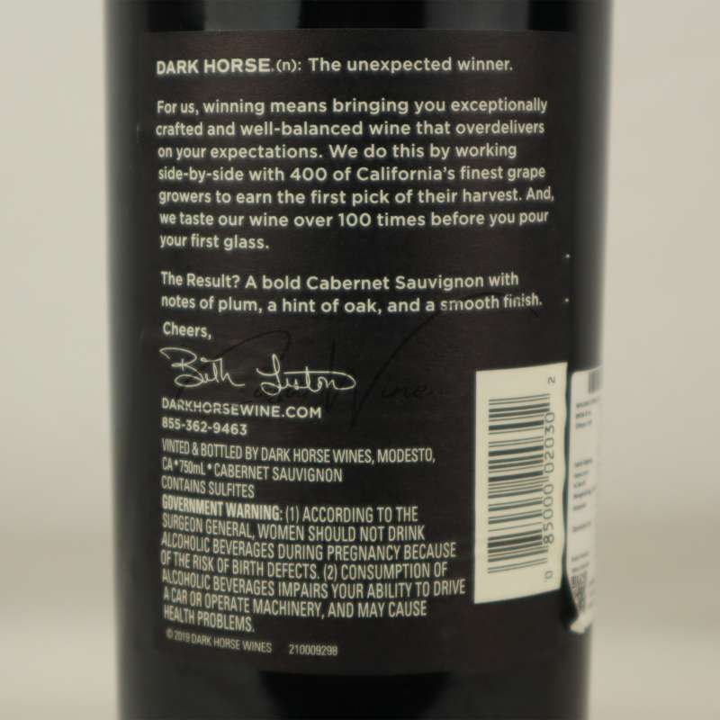 Promo Dark Horse Cabernet Sauvignon di Seller Casa Wine ...