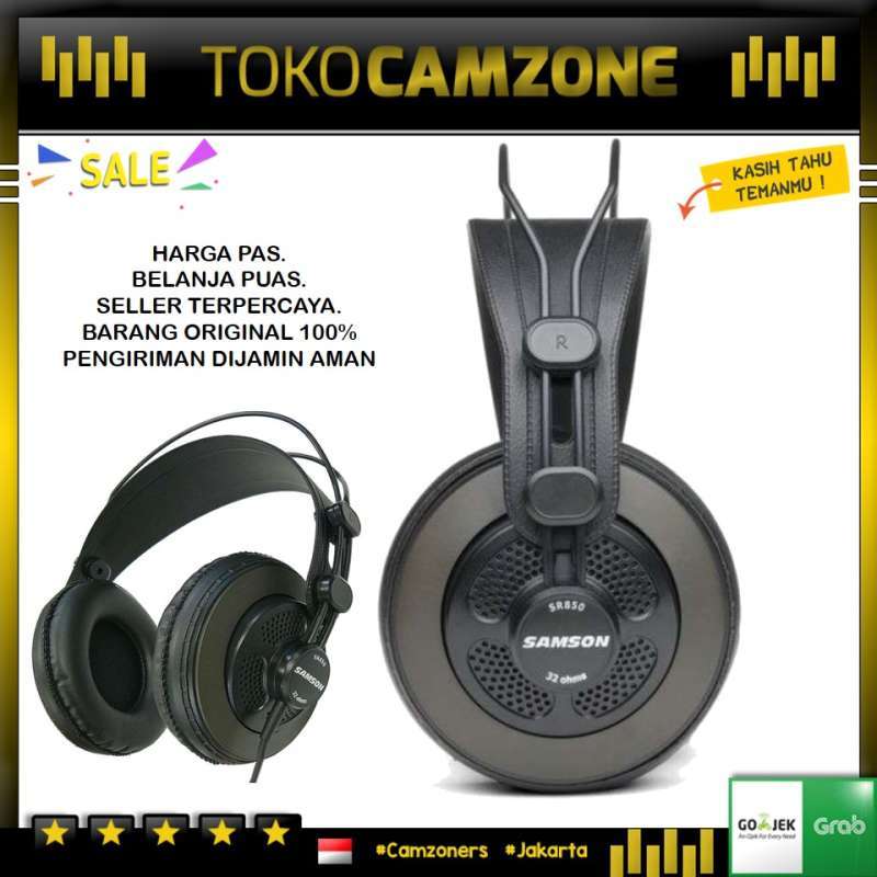 Jual Headphone Proffesional Studio Headphone Samson SR850 SR 850
