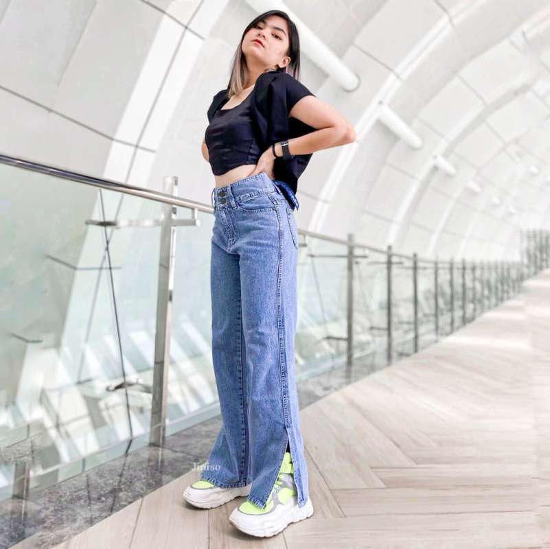 Promo CELANA JEANS WANITA Highwaist 