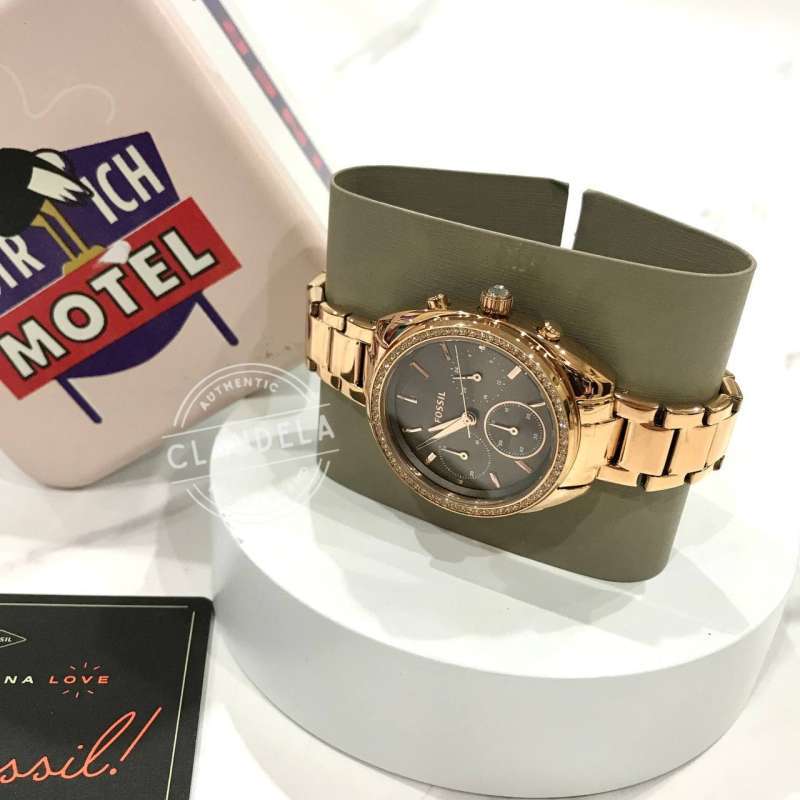 Jual FOSSIL Vale Chronograph Rose Gold 