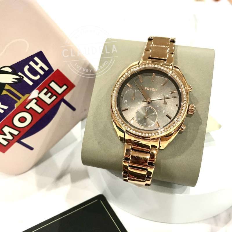 Jual FOSSIL Vale Chronograph Rose Gold 