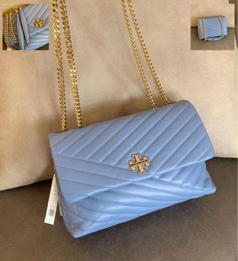 Tory burch kira chevron bluewood sale