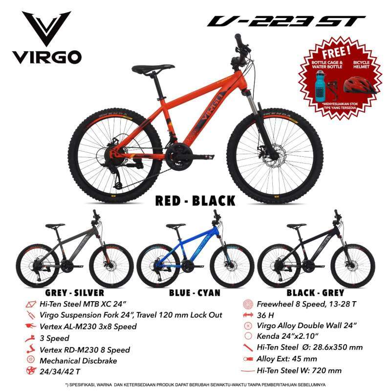 Jual Mountain Bike MTB XC 24 Virgo V 