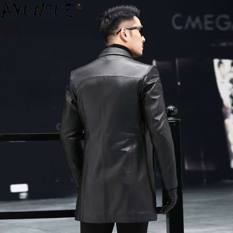 men coat leather