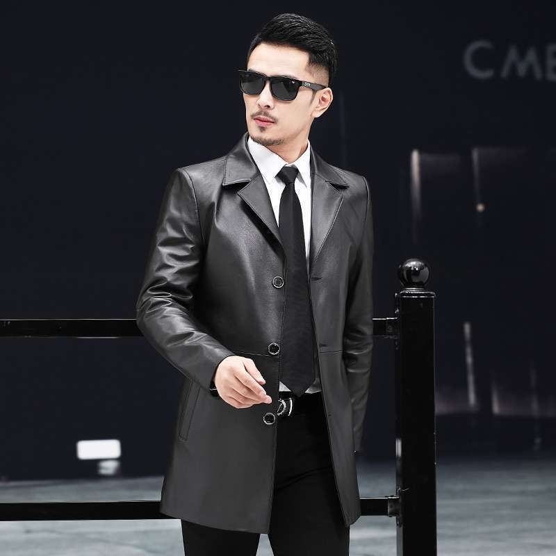 Model jacket sales cuir homme