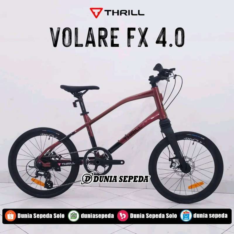 Jual SEPEDA GUNUNG THRILL 20 VOLARE FX 4.0 RED di Seller Toko