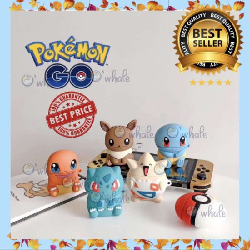 Promo Baru Pokemon Charmander Squirtle Bulbassur Togepi Airpods