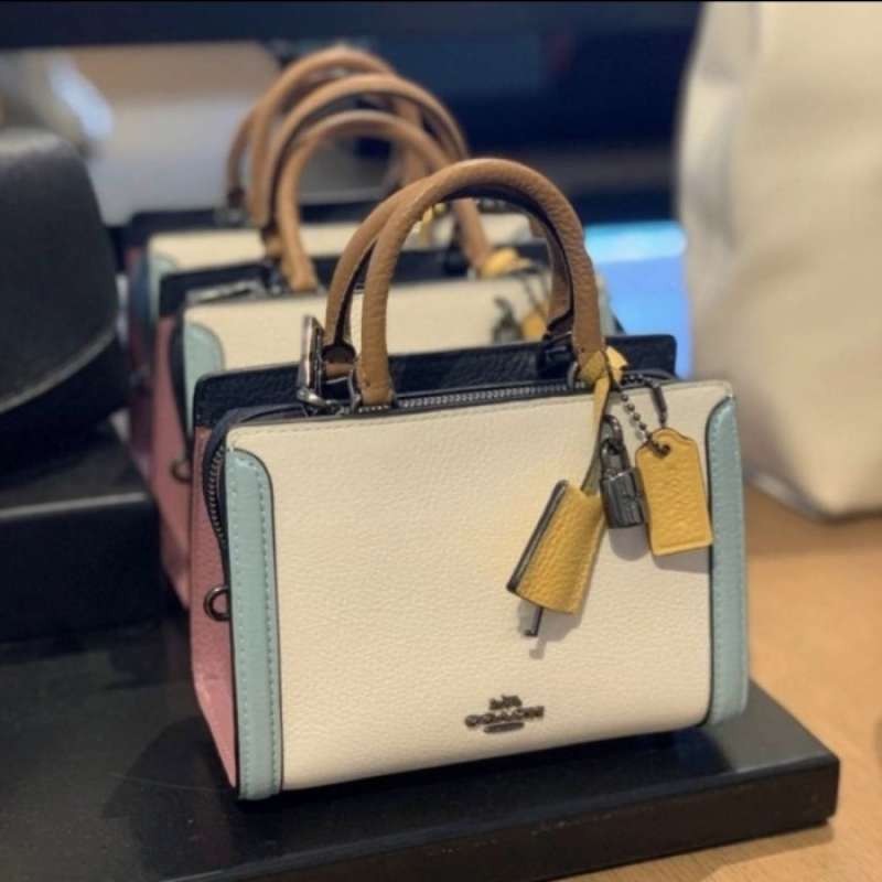 Coach micro zoe crossbody colorblock on sale