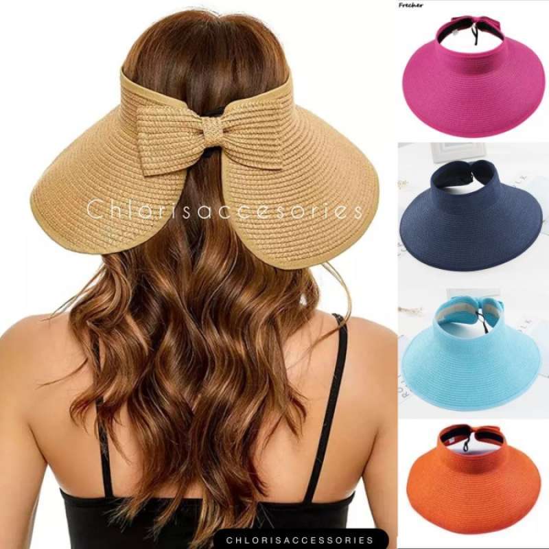 Promo Topi Pantai Outdoor Visor Cap 