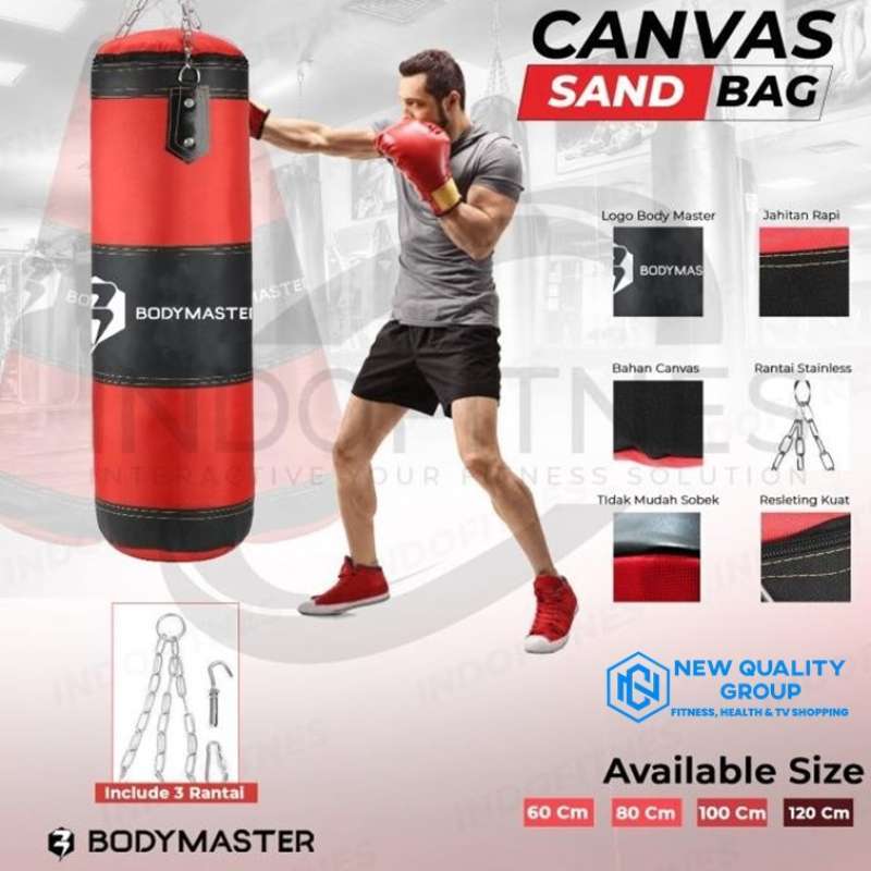 Unfilled Boxing Classic Canvas Punching Bag Promo New Alat