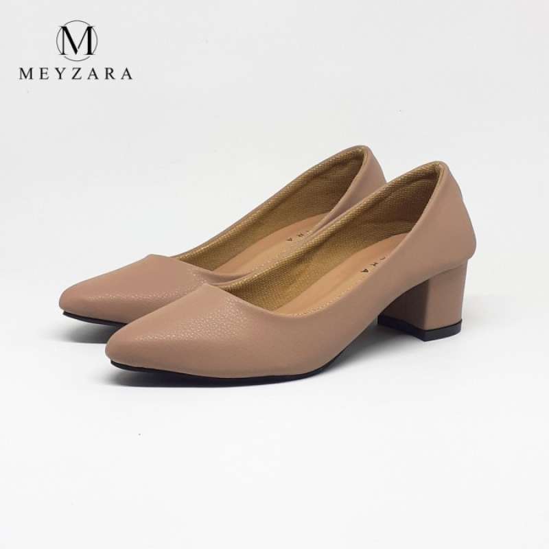 Jual Gratis Ongkir Clara Sepatu High Heels 5Cm 36 Mocca di