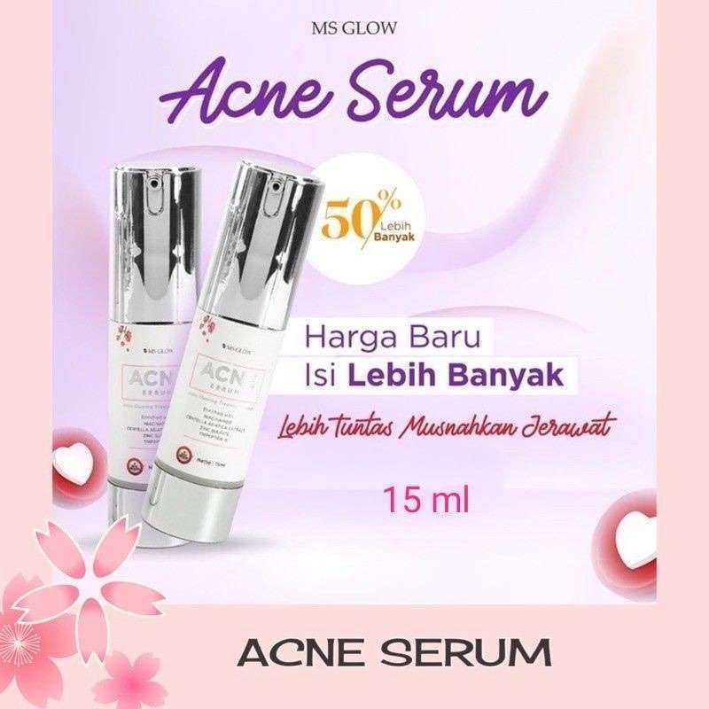 Promo Ms Glow SERUM MS GLOW Luminous Lifting Acne Serum Whitening