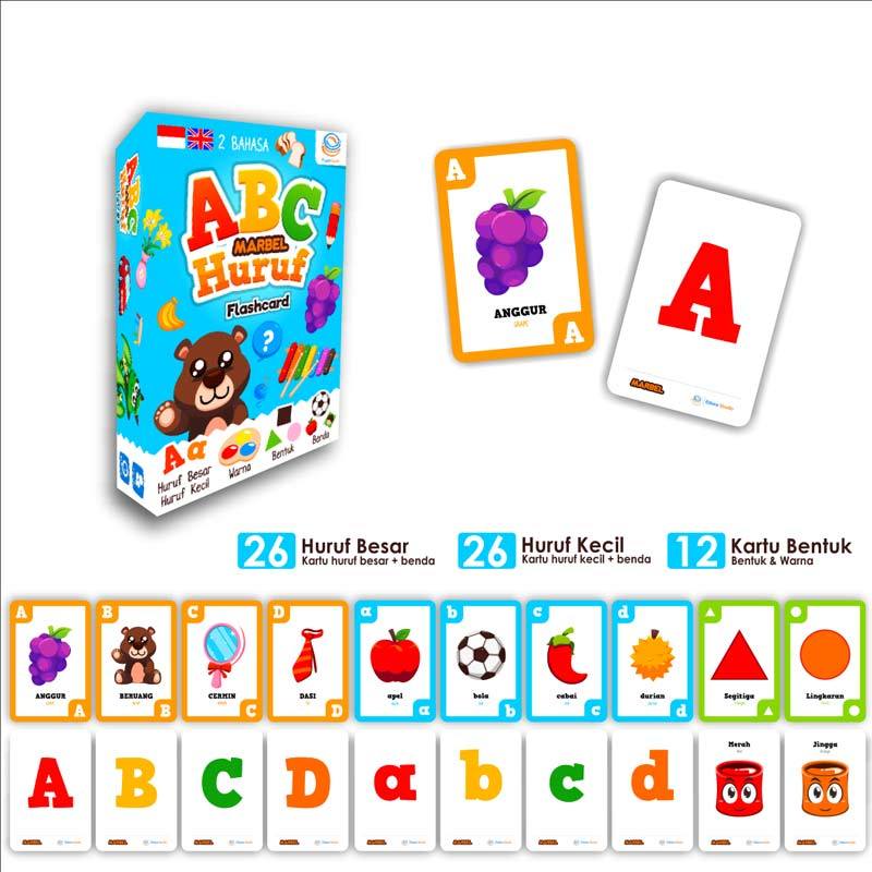 Jual Marbel Belajar Alphabet Dan Benda Huruf Abc Flash Card Online Oktober 2020 Blibli Com