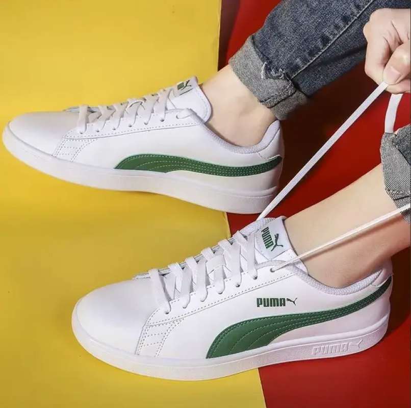 Jual Puma Sepatu Sneaker Tennis Unisex PUMA Smash Leather Sneakers