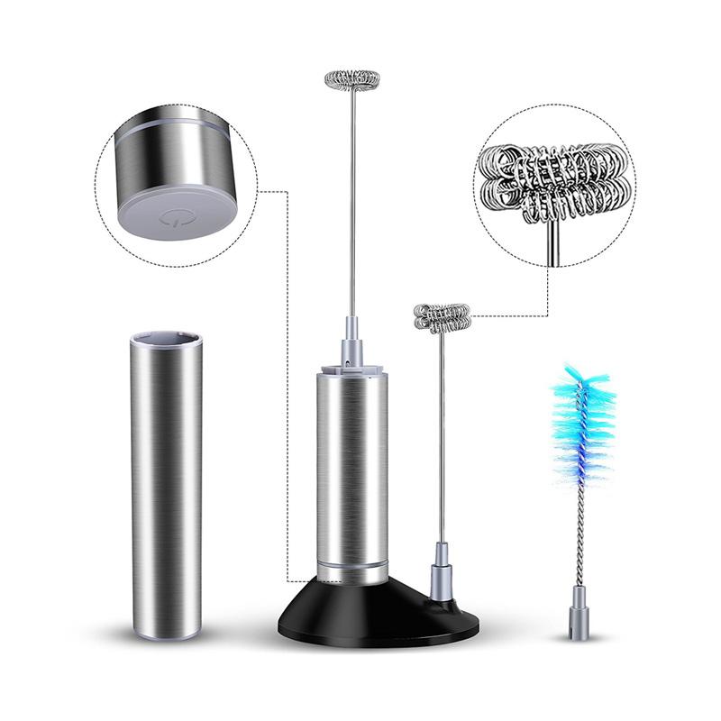 Jual H Ikea Stainless Steel Electric Semi Automatic Handheld Coffee Milk Frother Mixer Egg Beater Light Gray Online September 2020 Blibli Com
