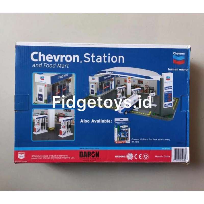 Daron chevron gas station playset sale