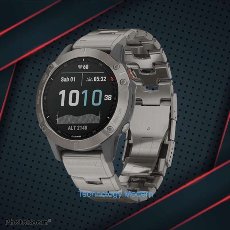 Jual Garmin Fenix 6 Titanium Support GPS Original Battery Life Up