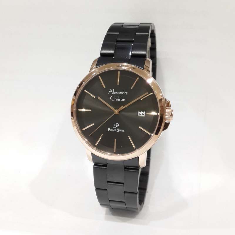 Promo Alexandre Christie Primo Steel 1032lmdb Jam Tangan Pasangan