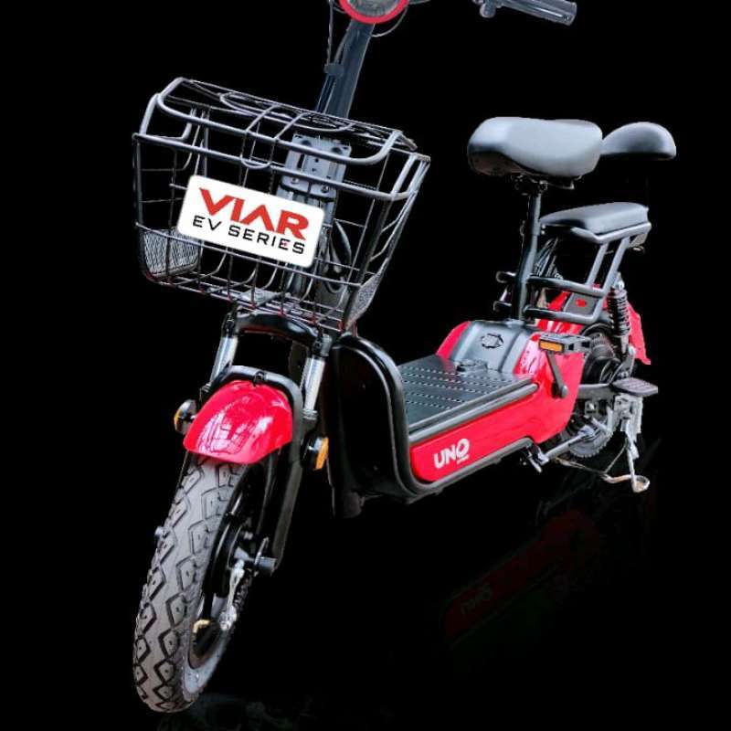 Jual Sepeda Listrik E bike Viar UNO Merah di Seller CV Gedong