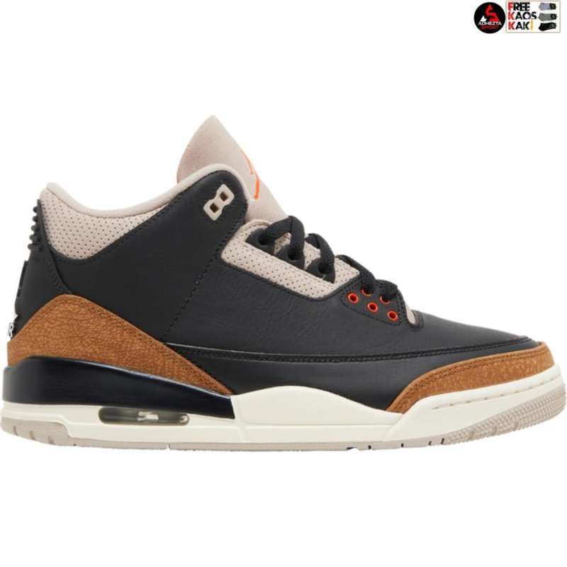 Jual Sepatu AJ 3 Retro Kaws Denim Fire Red Patchwork Camo Fragment