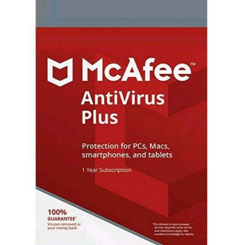 Jual McAfee Antivirus Plus 2020 Antivirus 1 Device 1 Tahun di ...