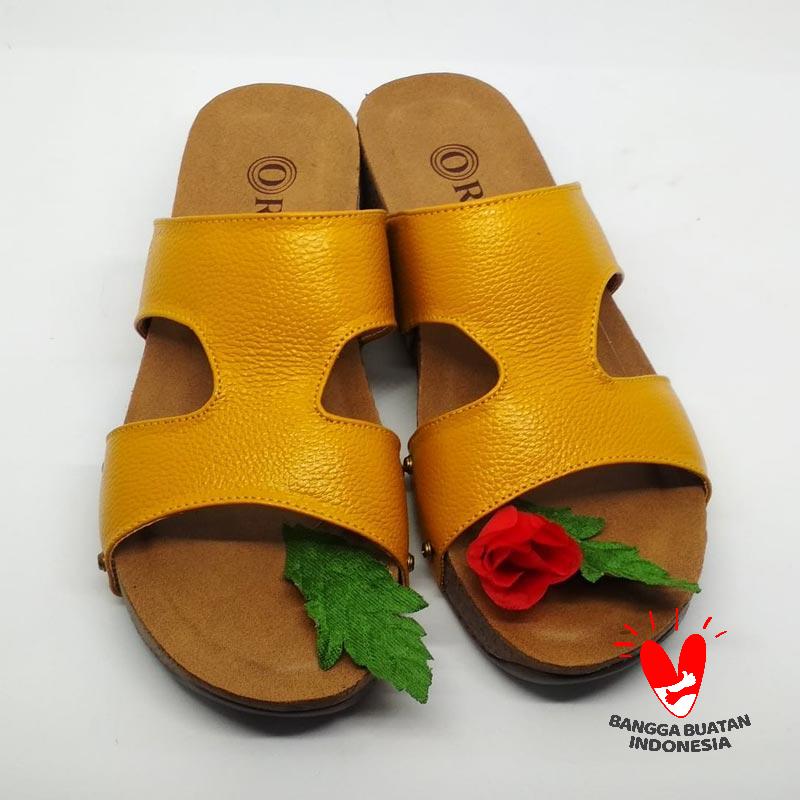 Jual Orin WK Sandal Selop Wanita Kuning 36 di Seller DZ STORE