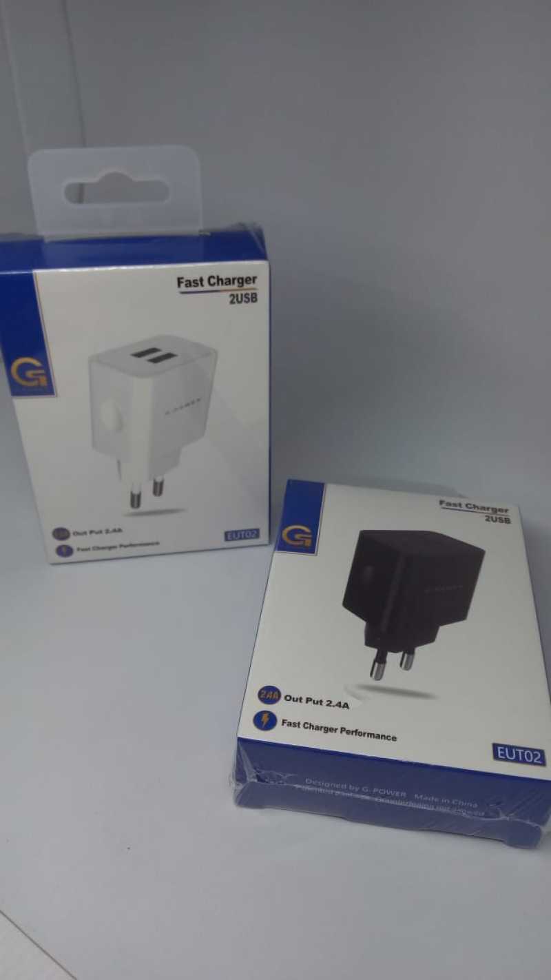 Jual G Power Eut02 Fast Charger With 2 4a Output Fast Charging Performance Online Desember 2020 Blibli