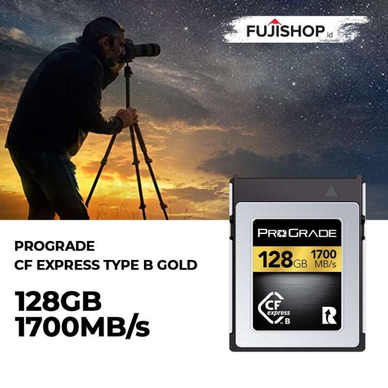 Sd Card Express ProGrade Digital 128GB CFexpress 2.0 Type B Gold