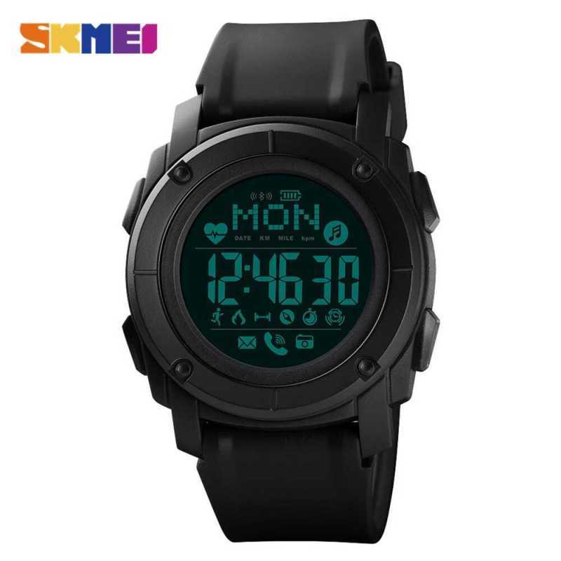 Promo Glo Skmei Jam Tangan Smartwatch Pria Bluetooth Pedometer Heartrate 1577 Warna Black Black Diskon 54 Di Seller Sweet Savory Id Gedong Kota Jakarta Timur Blibli