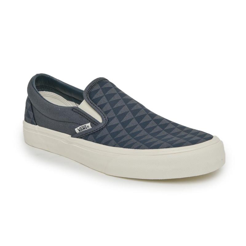 vans classic slip on blue