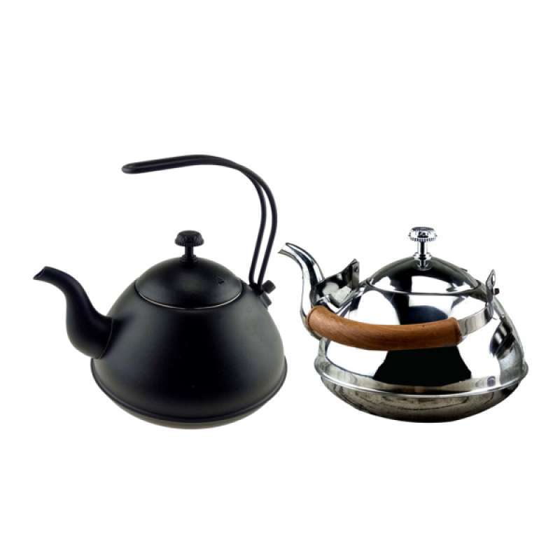 Jual Oem Stainless Steel Gooseneck Tea Coffee Kettle Camping Teapot 2 Color 2 Style 2l Online Desember 2020 Blibli
