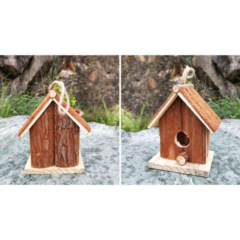 Jual Oem Preservative Wooden Decorative Birdhouse Hanging Nest Creative Decor Gifts Online November 2020 Blibli