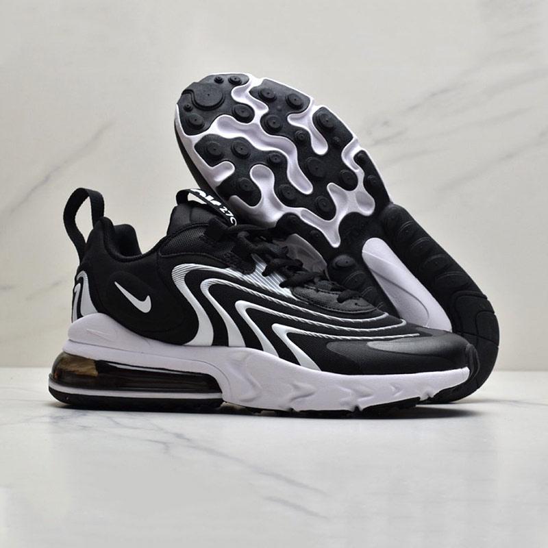 nike 270 react eng black and white