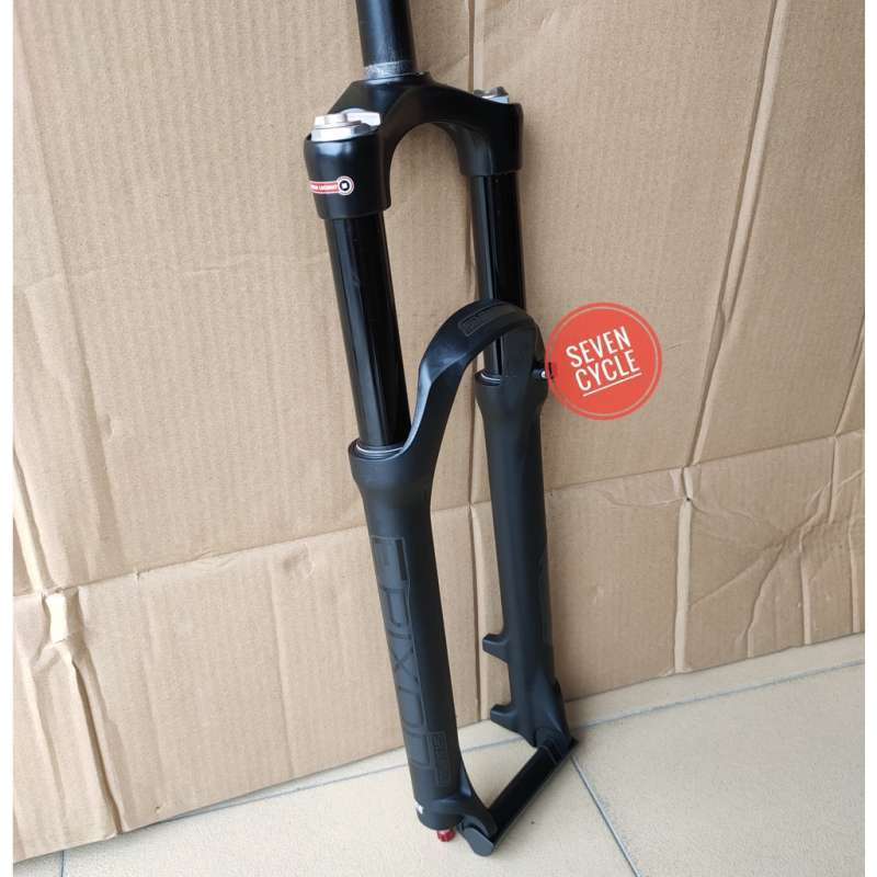 Jual Fork Suntour Epixon 27.5 travel 120mm QR non tapperd black di