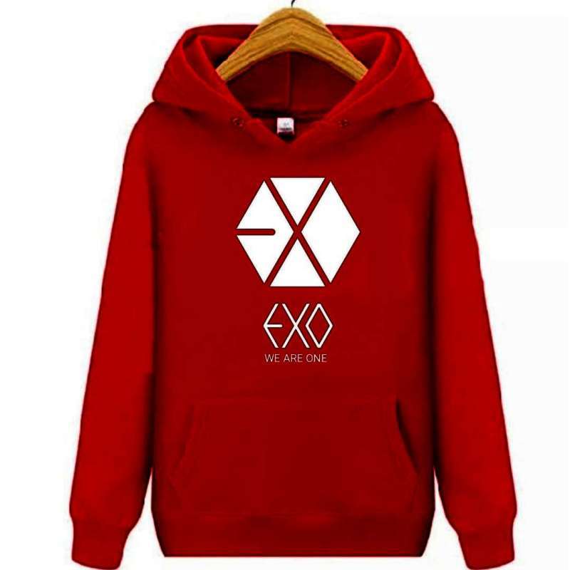 Jual STY SWEATER HOODIE JAKET EXO KPOP FULL PRINT / SWEATER KOREA / JAKET  KOREA - MERAH L di Seller KAMPUS FASHION - Kadu Agung-2, Kab. Tangerang |  Blibli