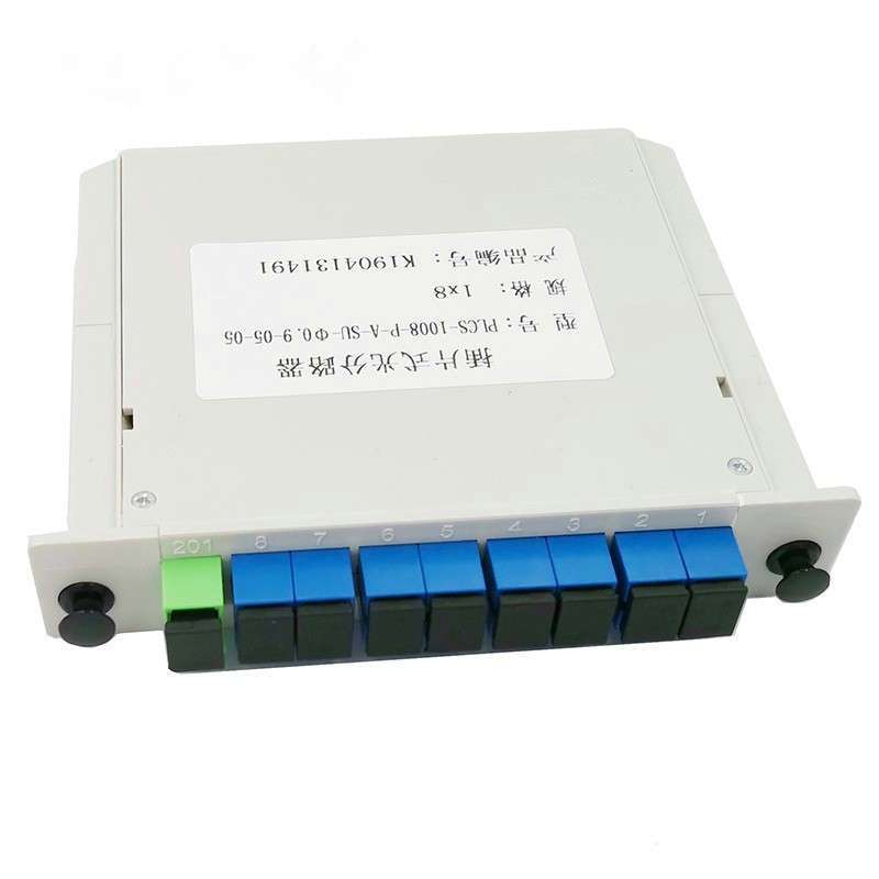 Promo 1x8 2 sc UPC / APC Optical Cassette Splitter Kaset ...