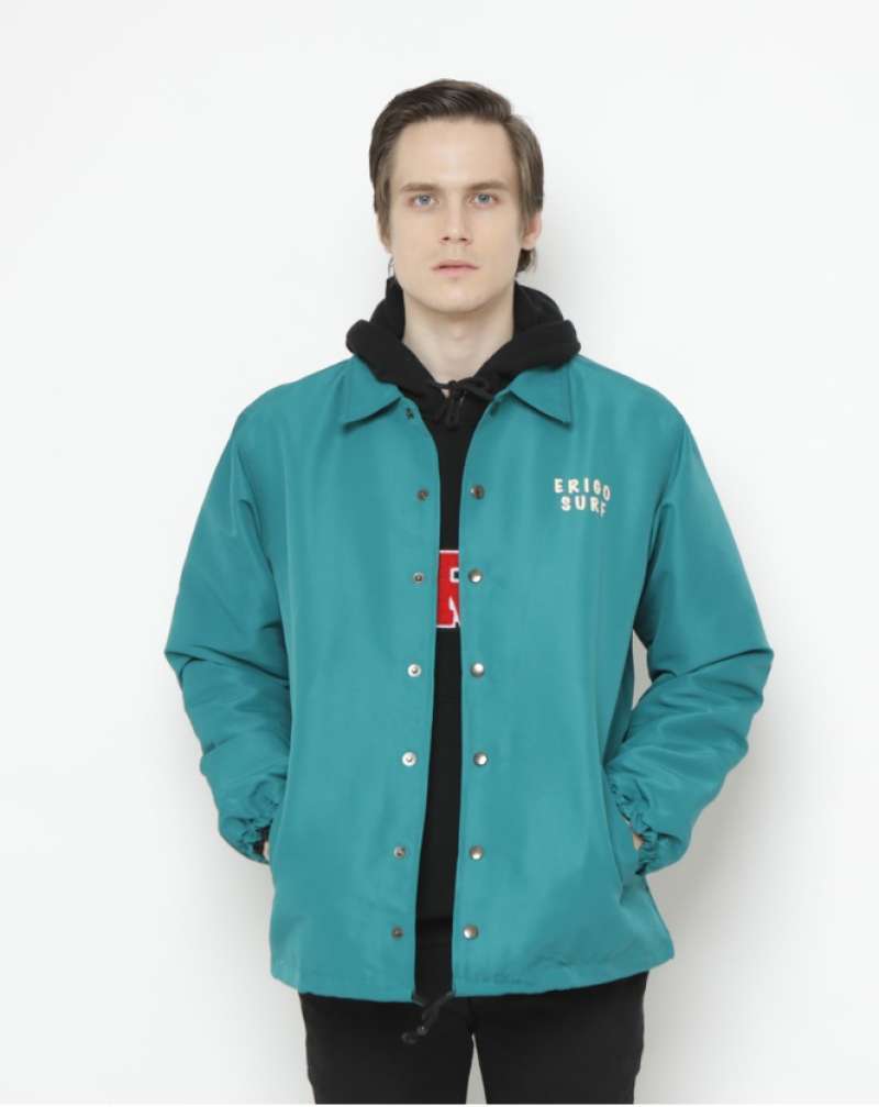 Coach jacket sales with hoodie