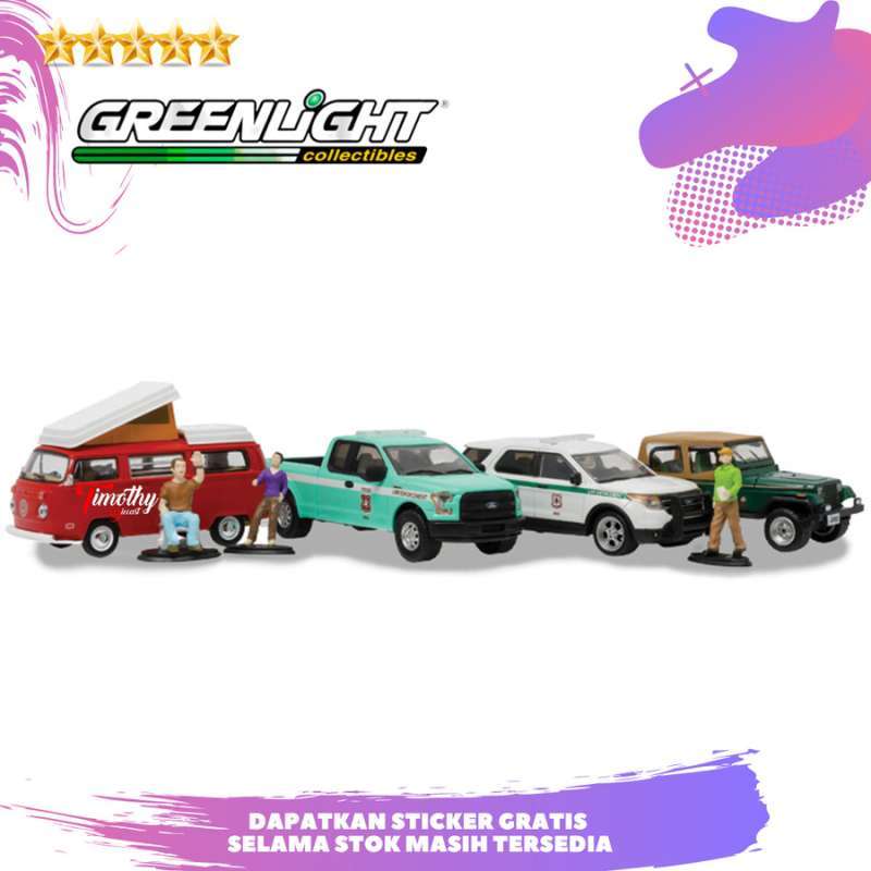 Jual Diecast Mobil Greenlight Diorama Campsite Cruisers Uas