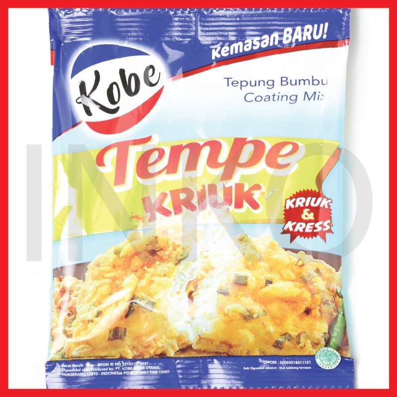 Kobe Tepung Tempe Goreng Kriuk Sachet 70gr Terbaru Agustus 2021 Harga Murah Kualitas Terjamin Blibli