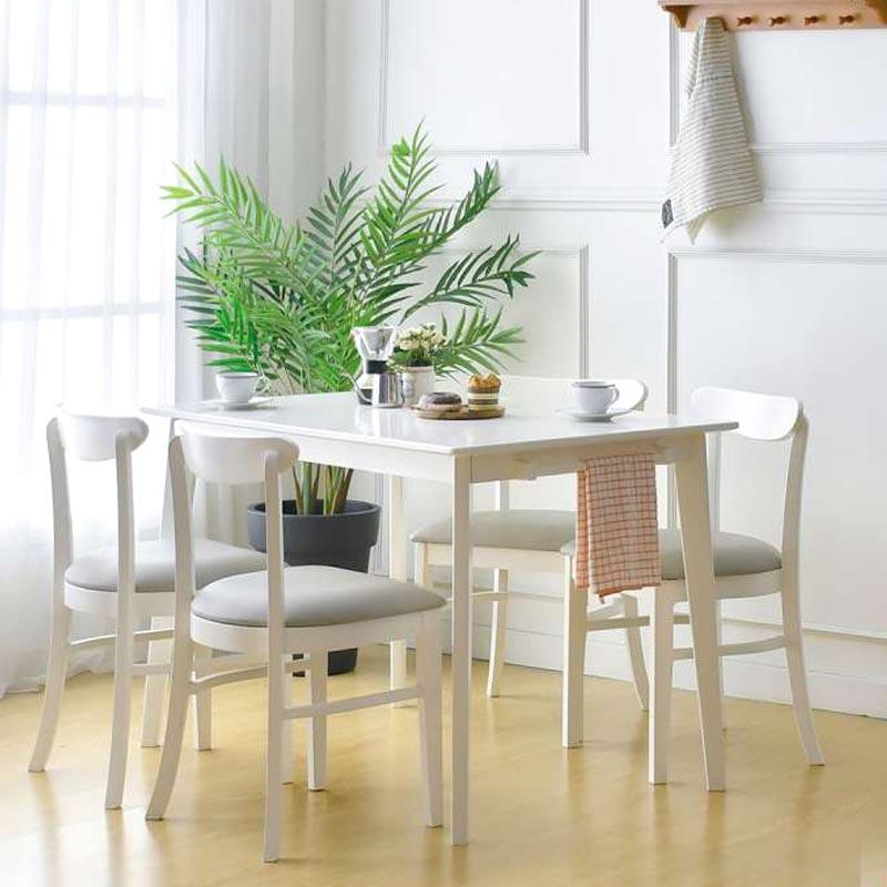 Jual Livien Set Meja Makan Minimalis Nora White 4 Kursi Online April 2021 Blibli Jika anda berminat memiliki kursi furniture kayu. livien set meja makan minimalis nora white 4 kursi